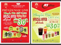 Các thực khách đừng quên có hẹn tại Phở Sâm Ngọc Linh & K5Coffee với vô vàn chương trình khuyến mãi "siêu hot" nhé