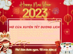 Nhân dịp Tết đến Xuân về Phở Sâm Ngọc Linh & K5Coffee kính chúc quý khách cùng gia đình một năm Quý Mão 2023 An khang – Thịnh Vượng – Phát Tài – Phát Lộc Và Dồi Dào Sức Khỏe.