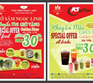 Các thực khách đừng quên có hẹn tại Phở Sâm Ngọc Linh & K5Coffee với vô vàn chương trình khuyến mãi "siêu hot" nhé
